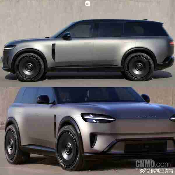 小米YU9新车渲染图曝光：悬浮式车顶设计+贯穿式尾灯