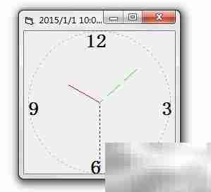 VB制作时钟小程序
