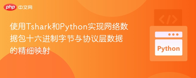 使用Tshark和Python实现网络数据包十六进制字节与协议层数据的精细映射