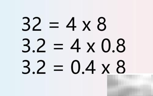 3.2×0.25×12.5巧算方法