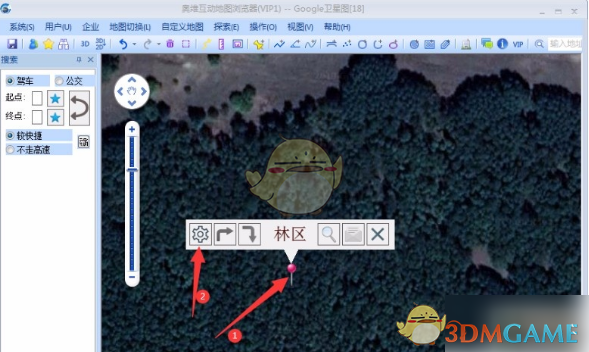 《奥维互动地图》显示地名方法