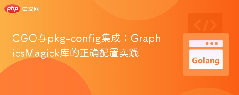 CGO与pkg-config集成:GraphicsMagick库的正确配置实践