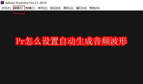 PR音频波形自动生成设置教程