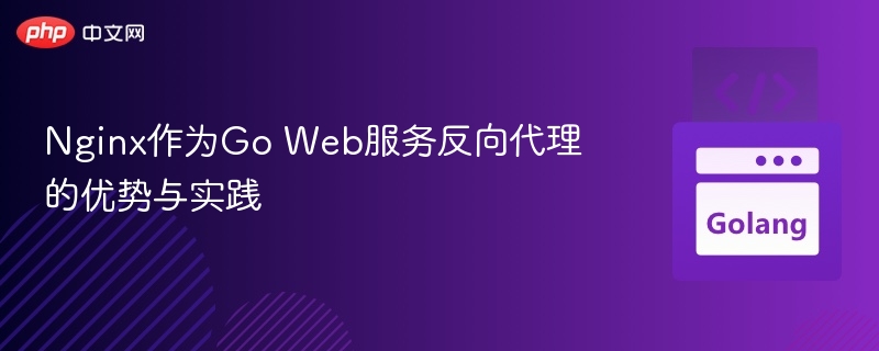Nginx作为Go Web服务反向代理的优势与实践