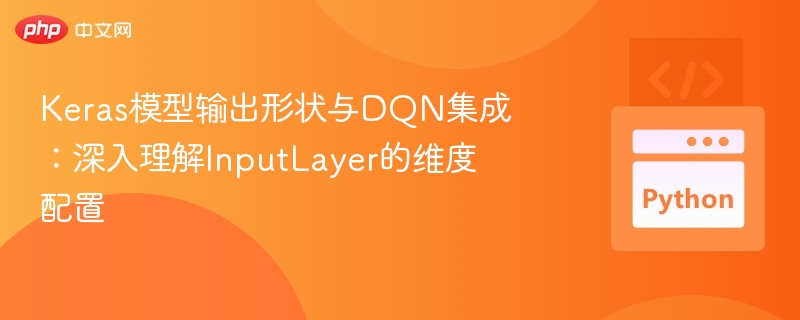 Keras模型输出形状与DQN集成:深入理解InputLayer的维度配置