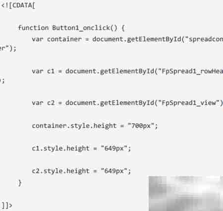 Spread Studio表格高度设置