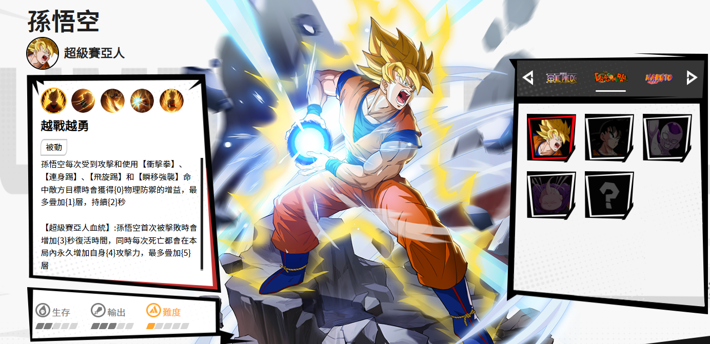 《漫画群星：大集结》孙悟空介绍