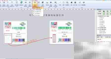 制作可变图片条码标签