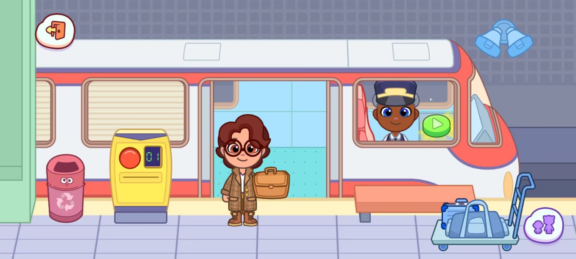 《汤姆猫小镇》火车铁道玩法详解