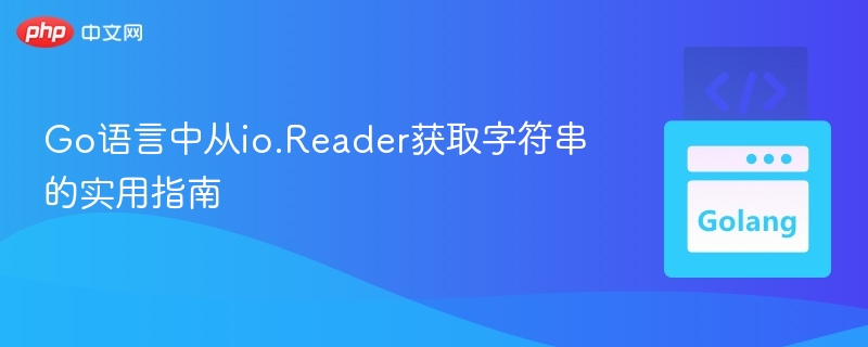 Go中如何从Reader读取字符串