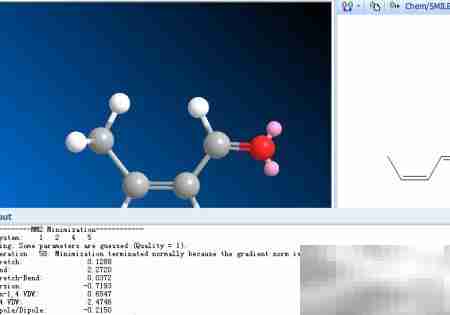 ChemOffice计算过渡态能量