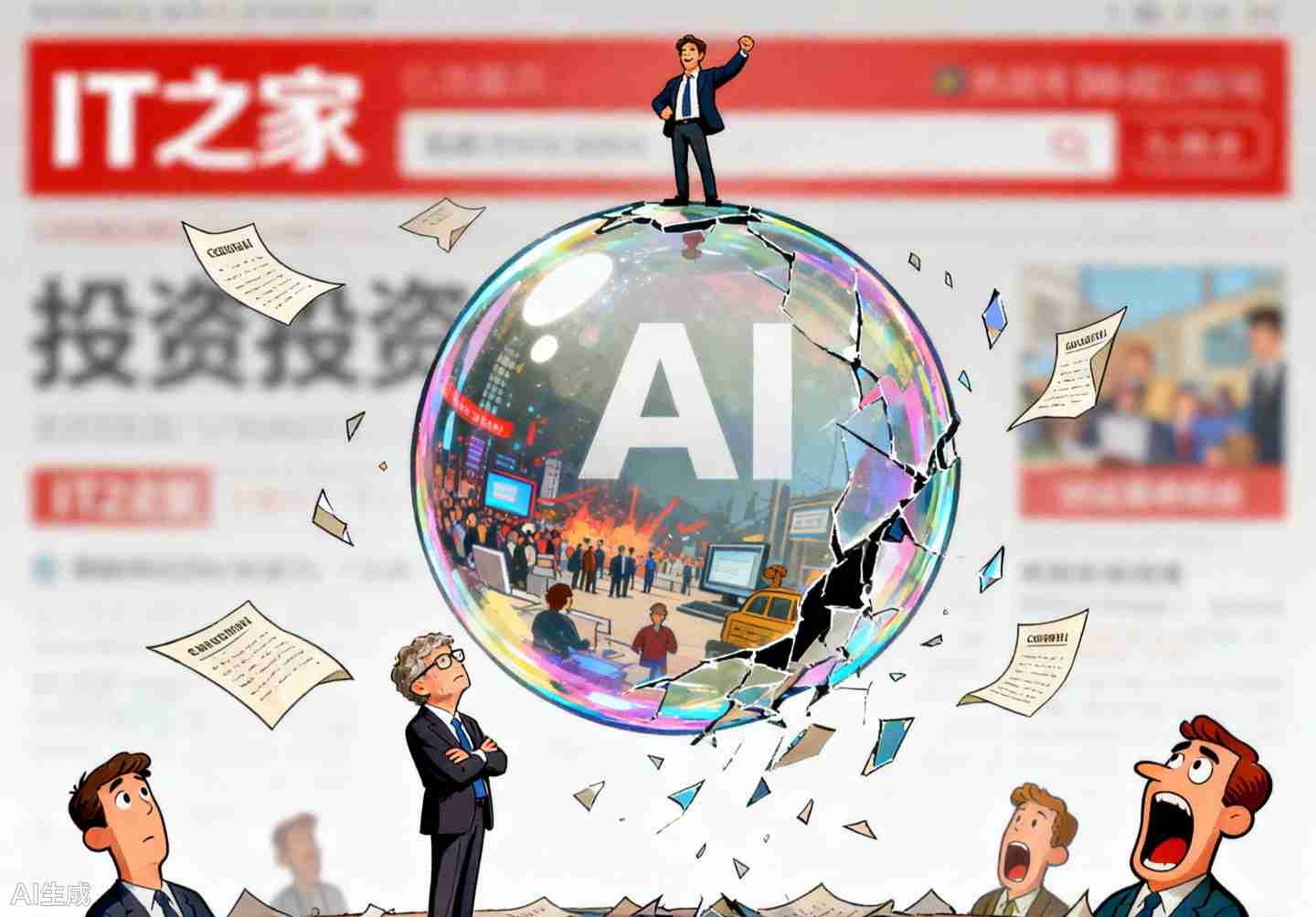 微软创始人比尔・盖茨：AI 行业正处于泡沫时期，大量投资将成坏账