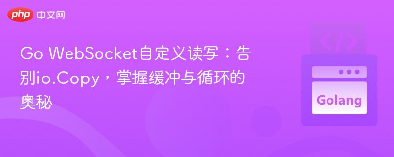 Go WebSocket自定义读写:告别io.Copy,掌握缓冲与循环的奥秘