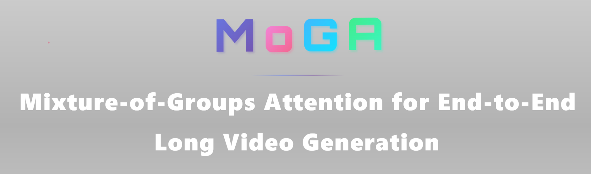 中国科大与字节发布 MoGA 长视频生成模型