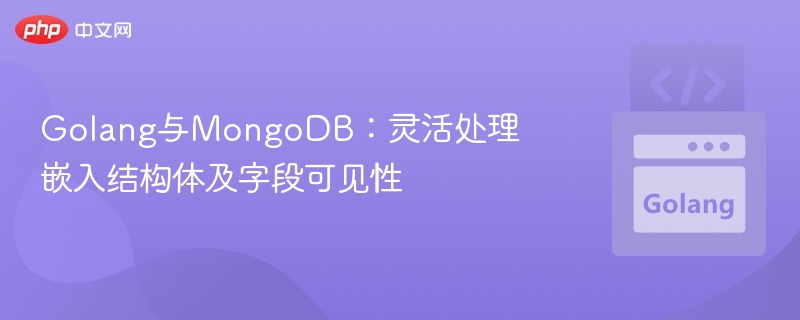 Golang与MongoDB：灵活处理嵌入结构体及字段可见性