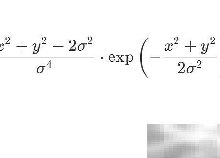 LoG算子原理详解与构造方法