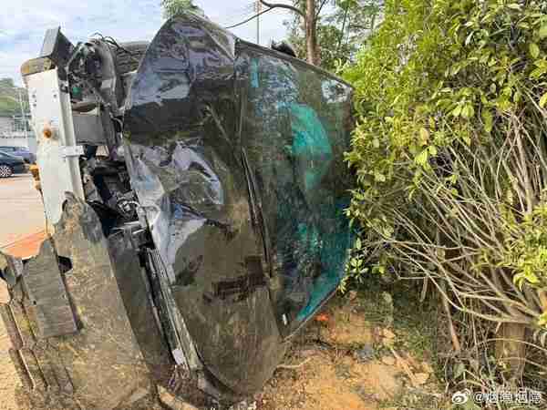 小鹏X9发生严重事故侧翻后电池未起火 副总裁回应