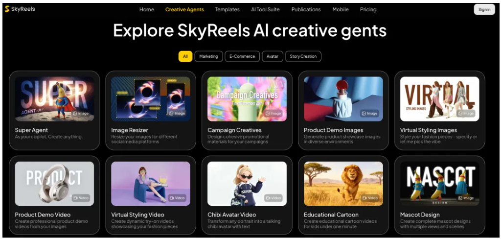 昆仑万维旗下 SkyReels 正式全新上线