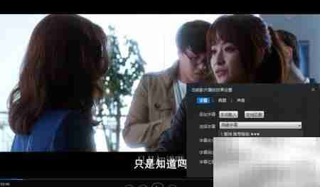 如何用看看播放器加载网络字幕
