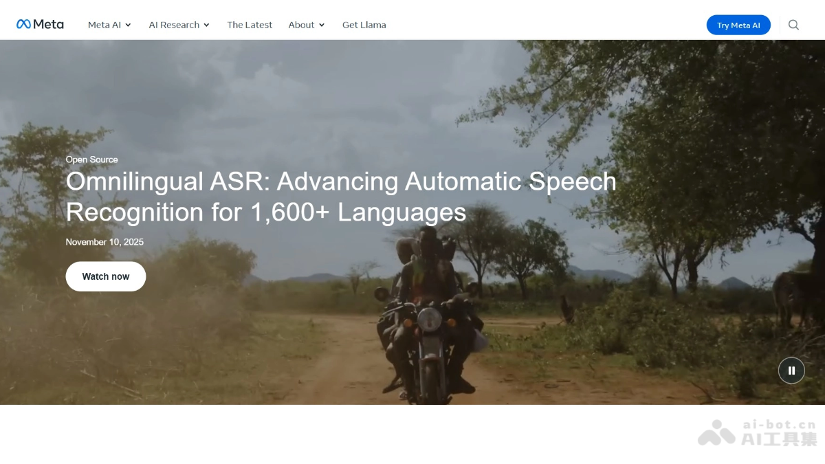 Omnilingual ASR— Meta AI推出的自动语音识别系统