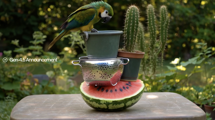 Runway 发布 Gen-4.5 视频生成模型，登顶 Video Arena 榜单