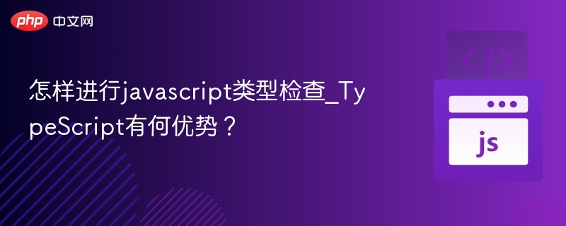 怎样进行javascript类型检查_TypeScript有何优势？