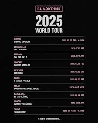 BLACKPINK2025世巡行程全公开