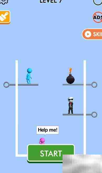 Blue Meet Pink LEVEL 7通关攻略