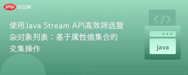 JavaStream属性筛选技巧