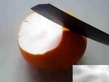 轻松剥柚子小妙招