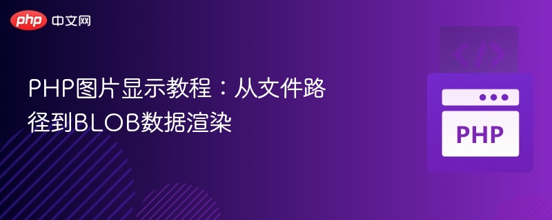 PHP图片显示教程：路径转BLOB渲染详解