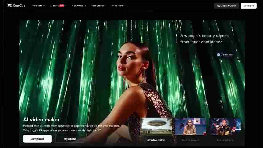 CapCut AI视频编辑器:功能、教程和AI工具深度解析