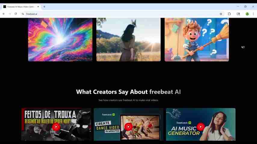 Freebeat.ai：AI驱动的音乐视频制作工具，轻松打造爆款视频