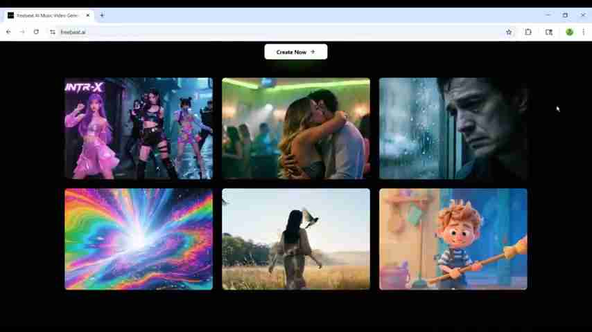Freebeat.ai：AI驱动的音乐视频制作工具，轻松打造爆款视频