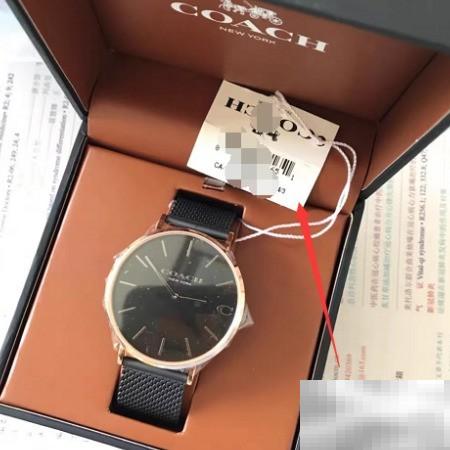 Coach手表型号怎么识别