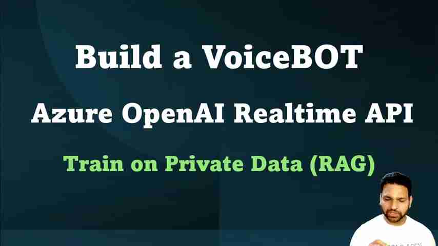 利用Azure OpenAI构建私有数据实时语音助手