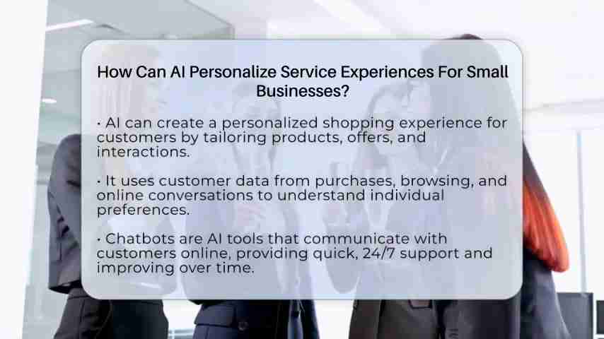 AI赋能小企业:个性化服务体验提升竞争力的秘诀