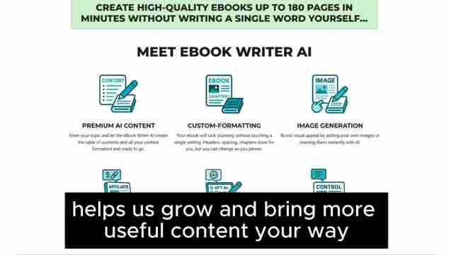 Ebook Writer AI深度测评：是否值得创作者投资？