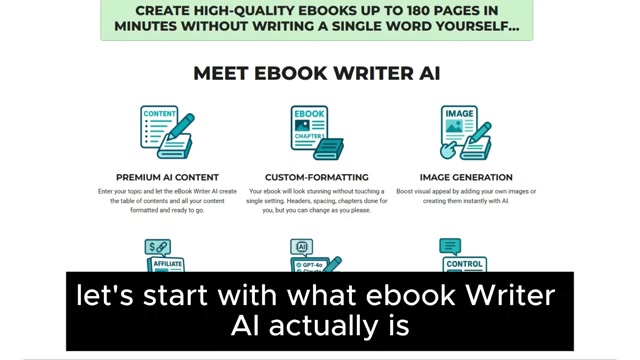 EbookWriterAI测评：创作者值得用？