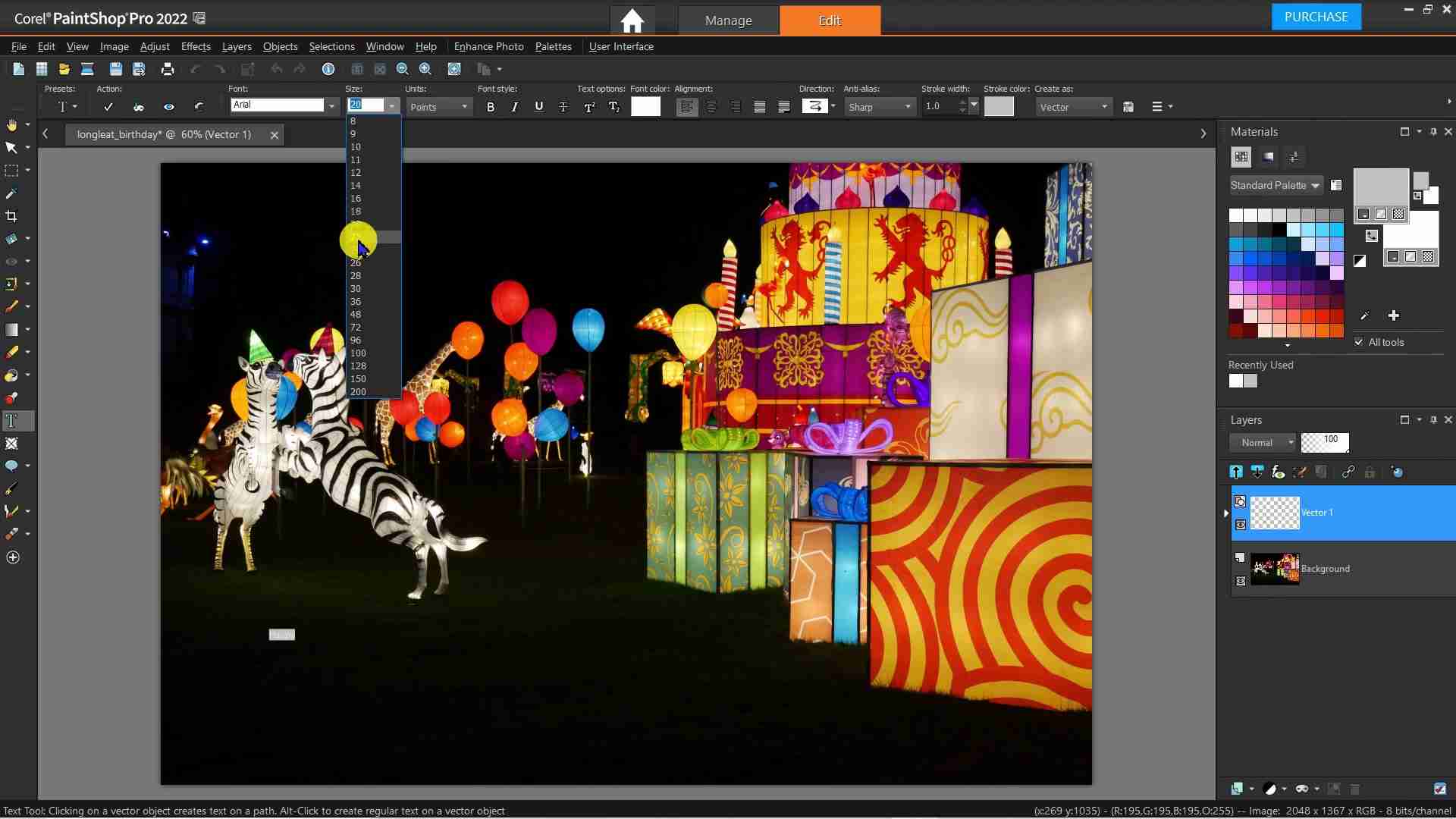 PaintShop Pro教程：轻松为图片添加个性化文字