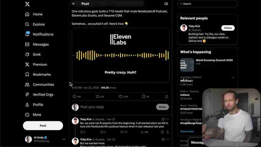 Dia: 免费AI语音生成模型颠覆ElevenLabs？全面测评与教程