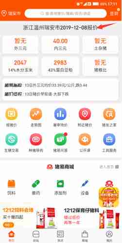 猪易通app今日猪价查看入口