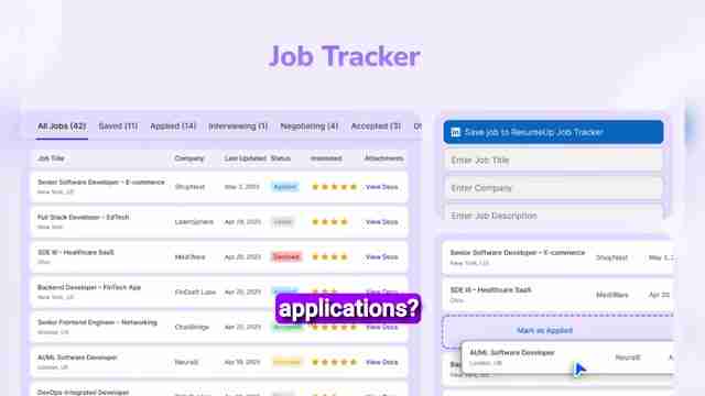 ResumeUp.ai：AI驱动的简历优化，提升求职成功率