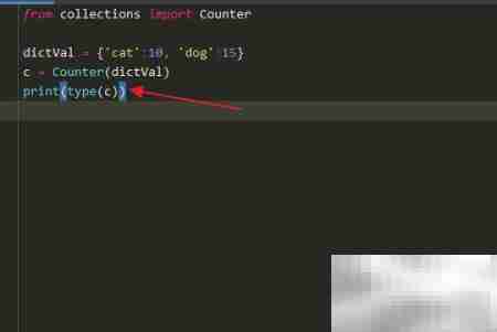 Python字典转Counter技巧