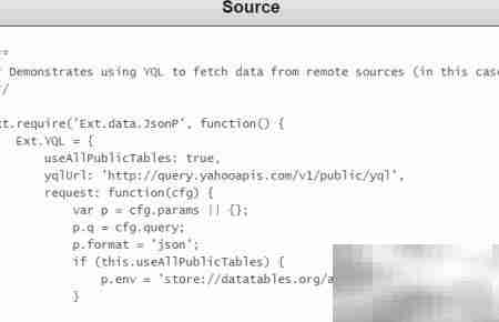 Sencha Touch数据详解