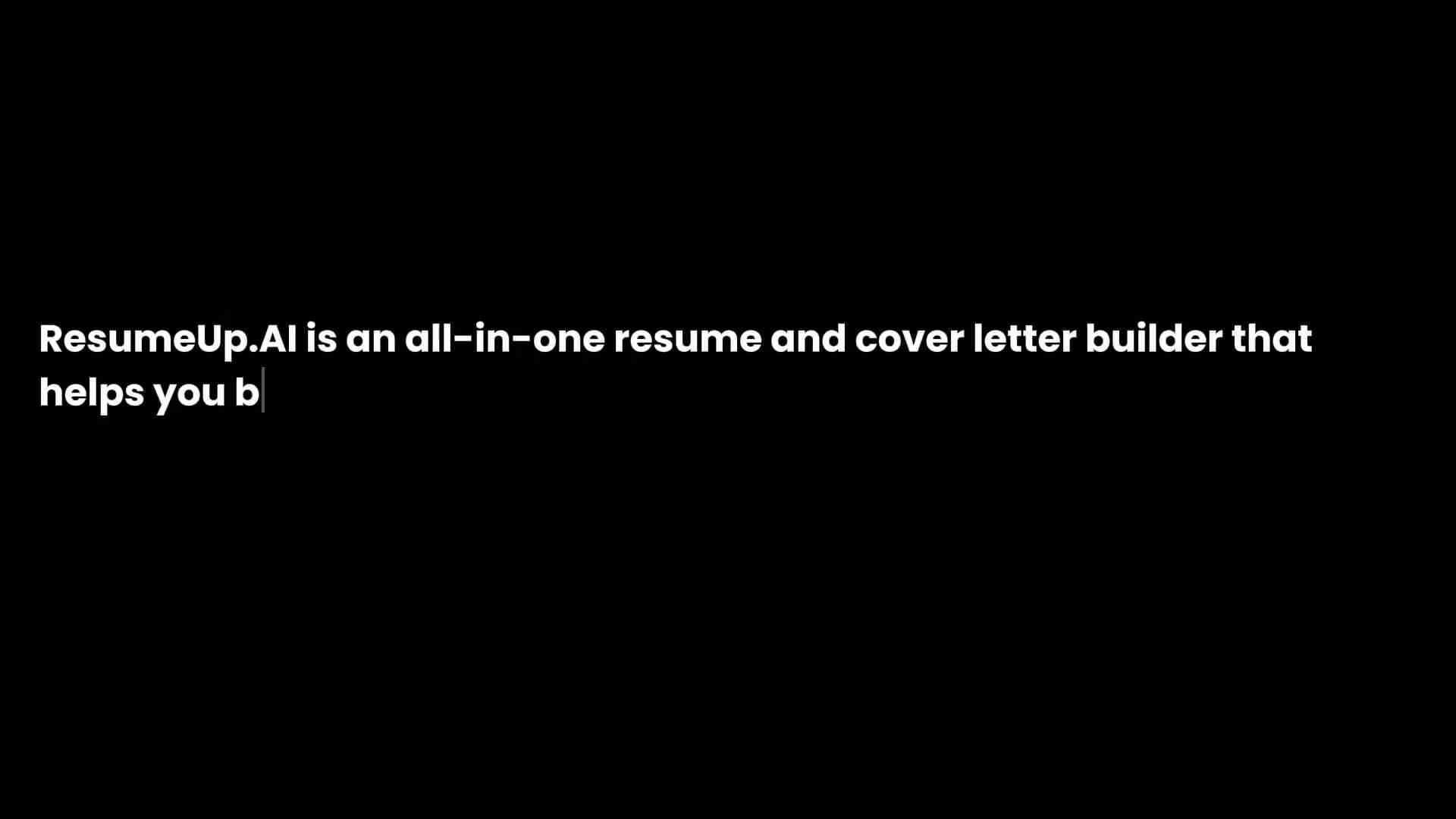 ResumeUp.AI：利用AI提升简历质量，助你求职成功