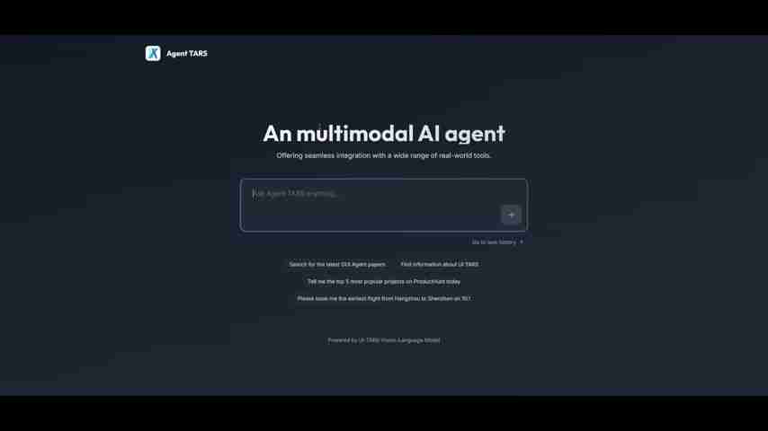 Agent TARS: 多模态AI Agent堆栈实现高效自动化