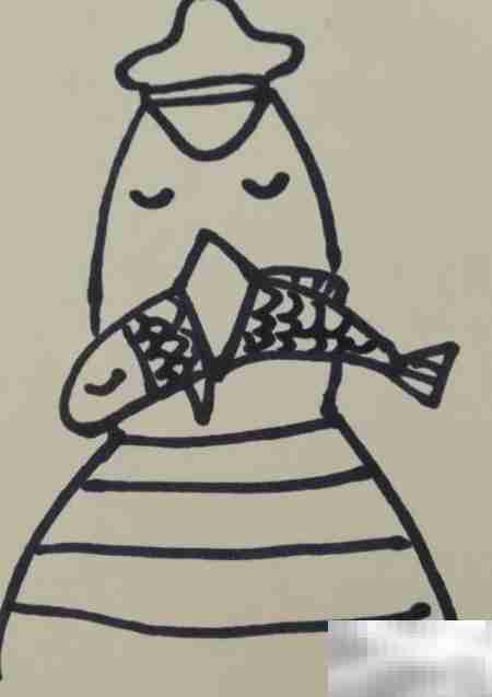 海鸥简笔画：儿童轻松学画