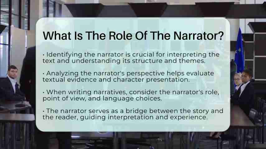 叙述者的角色是什么？影响故事的关键要素解析