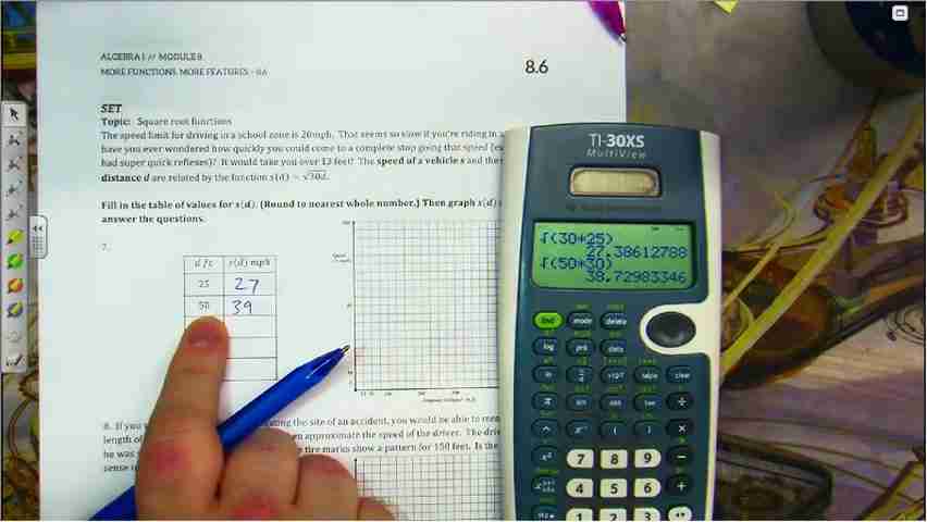 函数特征识别与应用:8.6家庭作业助手